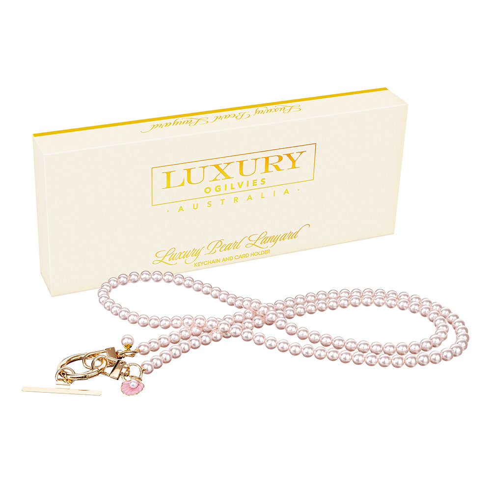Pearl Lanyard - Blush Pink
