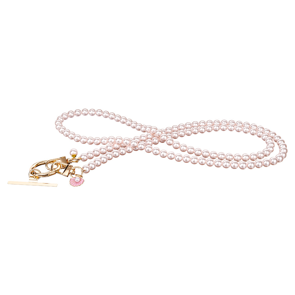 Pearl Lanyard - Blush Pink