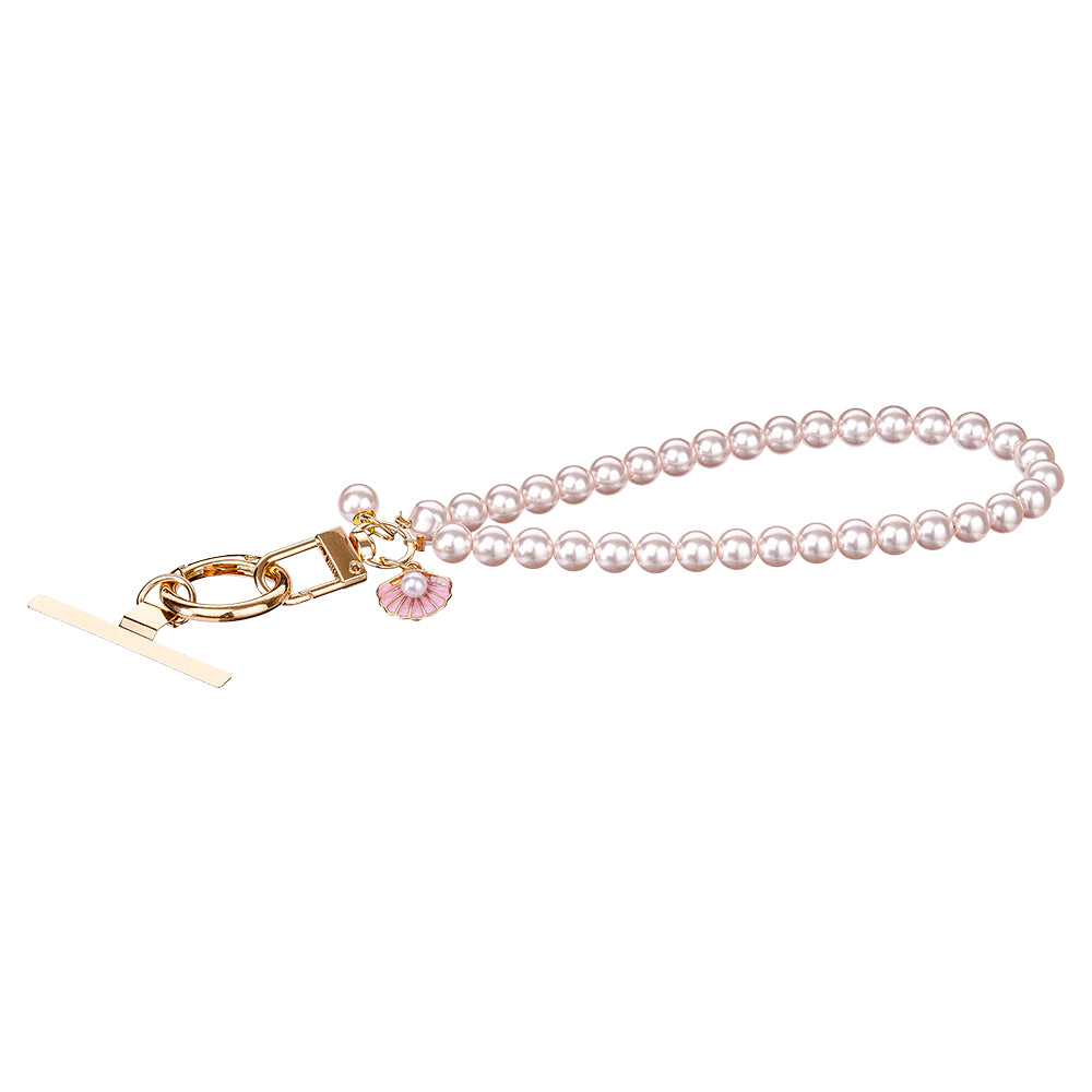 Pearl Wrist Strap - Blush Pink
