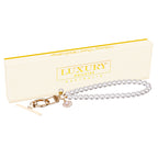 Pearl Wrist Strap - White