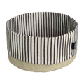 Provincial Linen Cotton Bowl - Black - Large