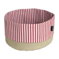 Provincial Linen Cotton Bowl - Red - Large
