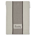 Provincial Linen Laundry Bag - Black