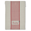 Provincial Linen Laundry Bag - Red