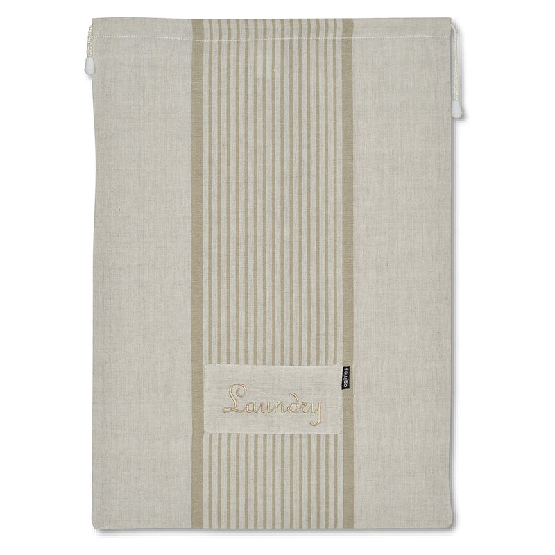 Provincial Linen Laundry Bag - Stone