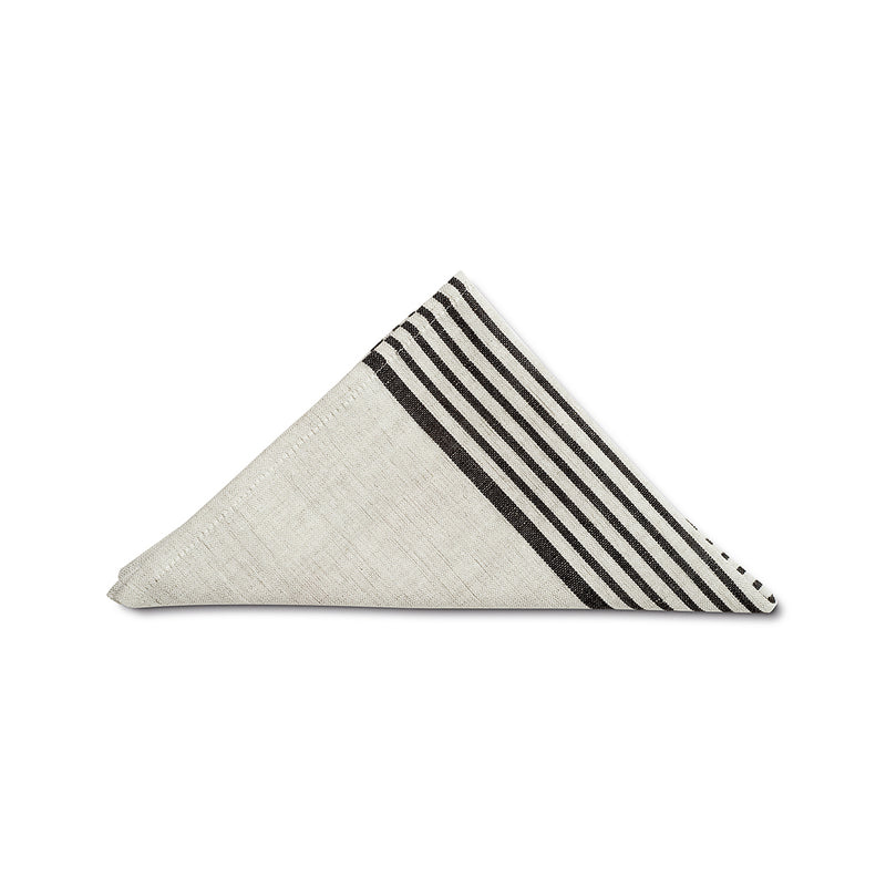 Provincial Linen Napkin - Black