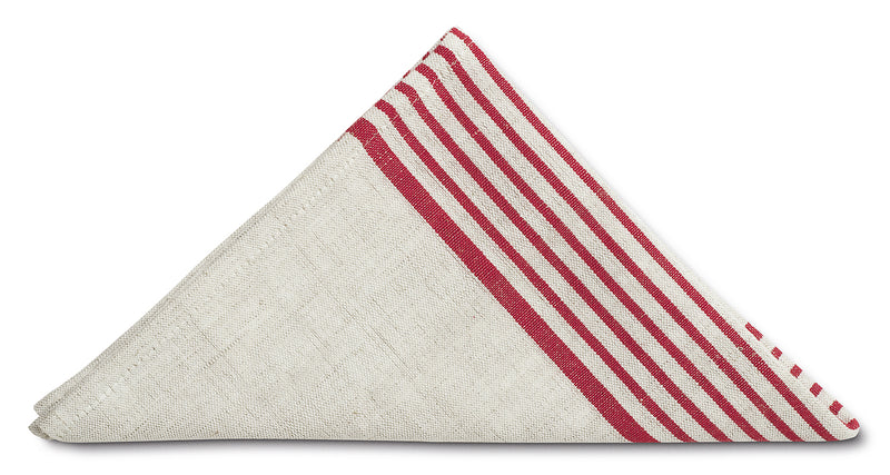 Provincial Linen Napkin - Red