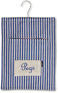 Provincial Linen Peg Bag - Blue