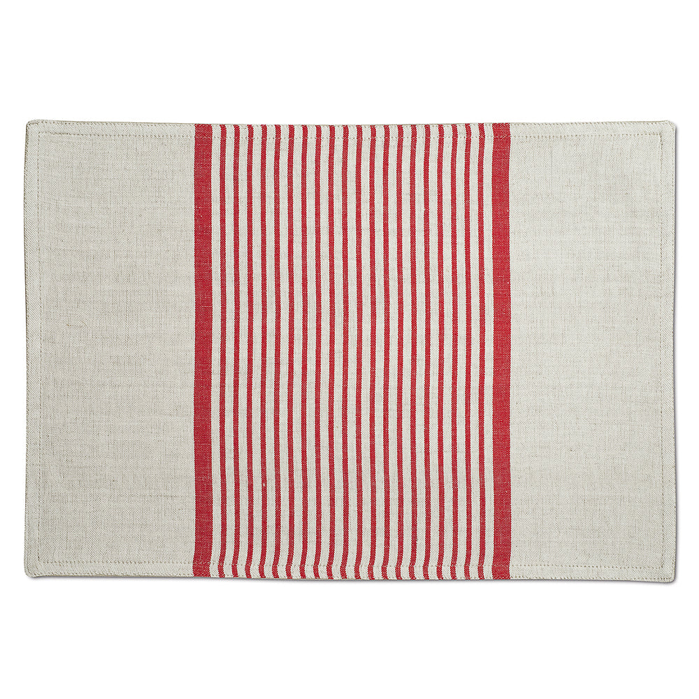 Provincial Linen Placemat - Red