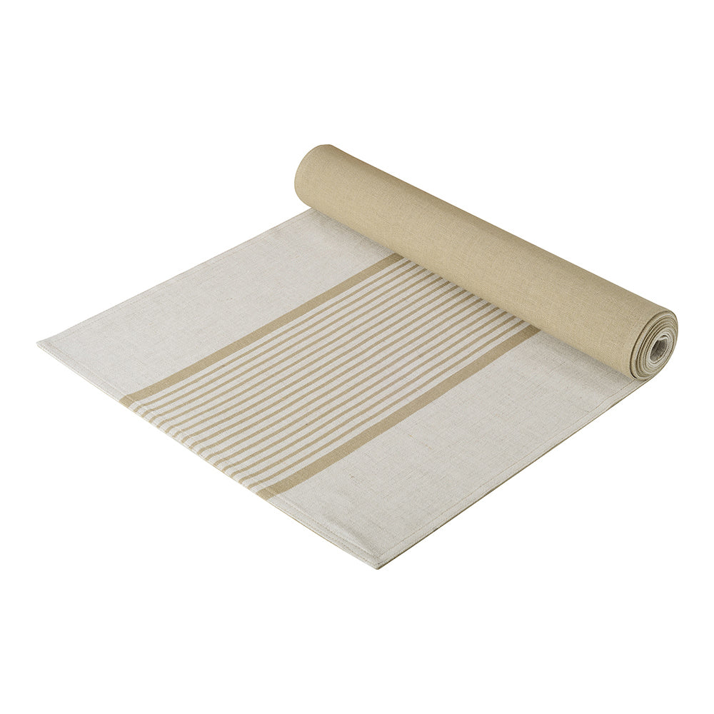 Provincial Linen Tablerunner - Stone