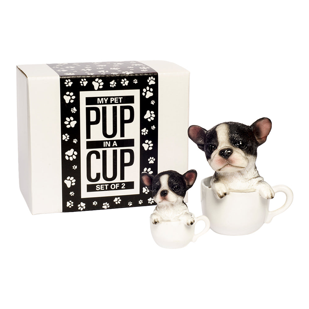 Pup in a Cup Set - Billy Boston Terrier