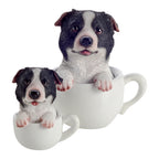 Pup in a Cup Set - Bobby Border Collie