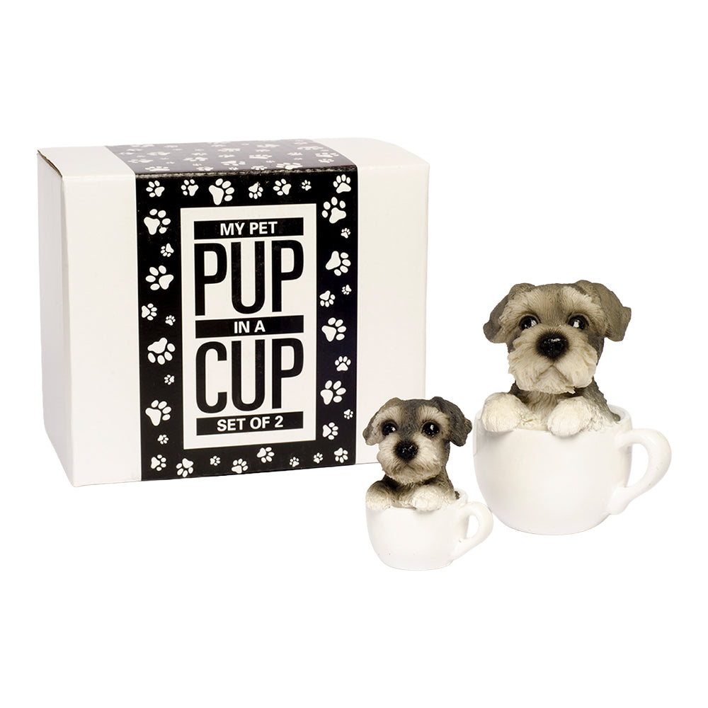 Pup in a Cup Set - Sammy Schnauzer