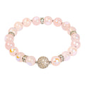 Rainbow Quartz Bracelet - Pink