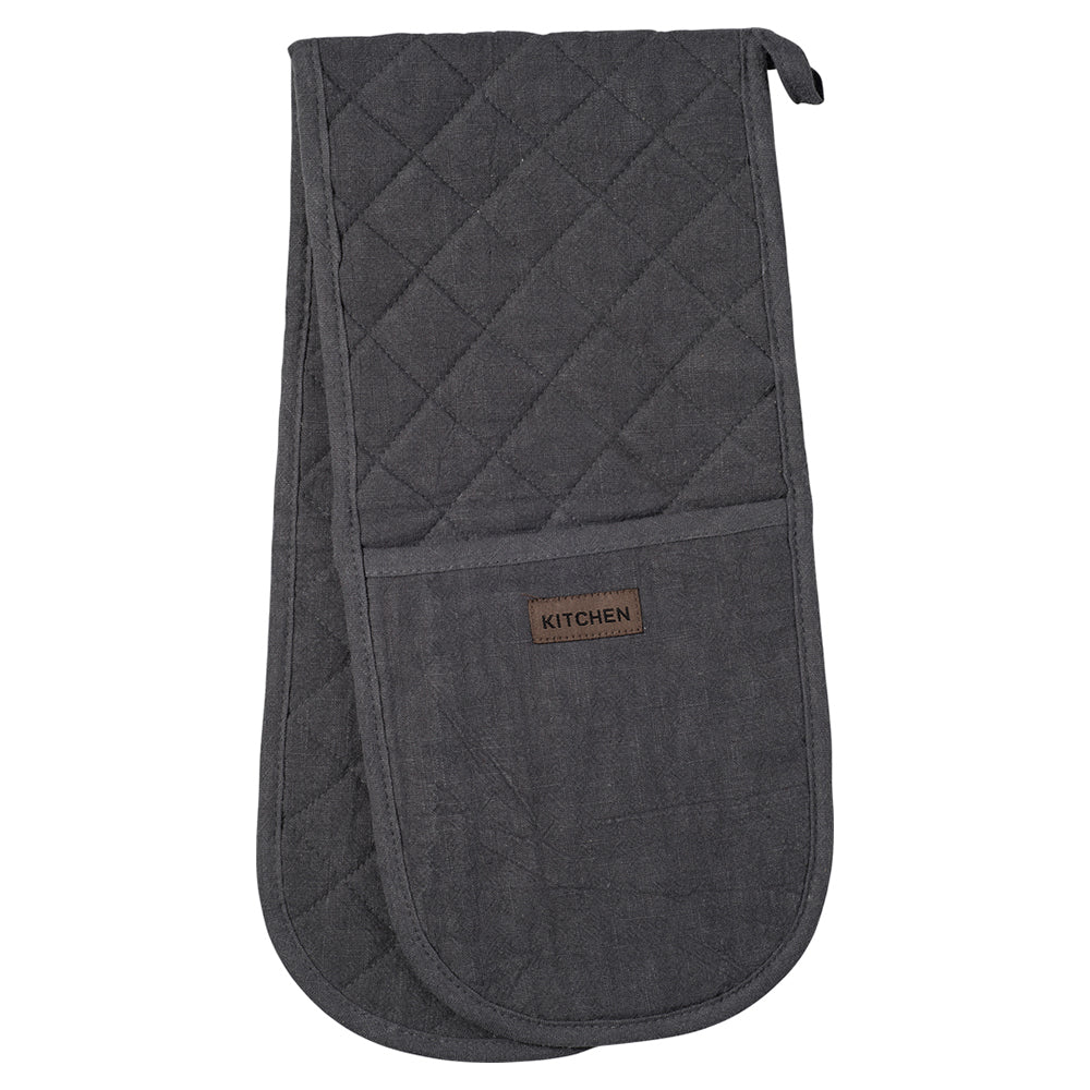 Eco Kitchen Double Mitt - Charcoal