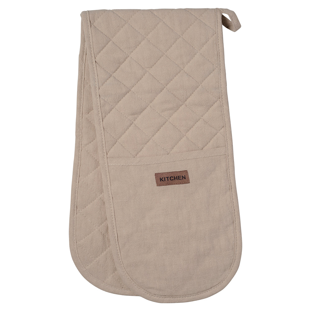 Eco Kitchen Double Mitt - Stone