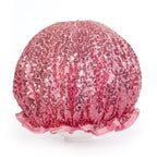 Sequin Shower Cap - Pink