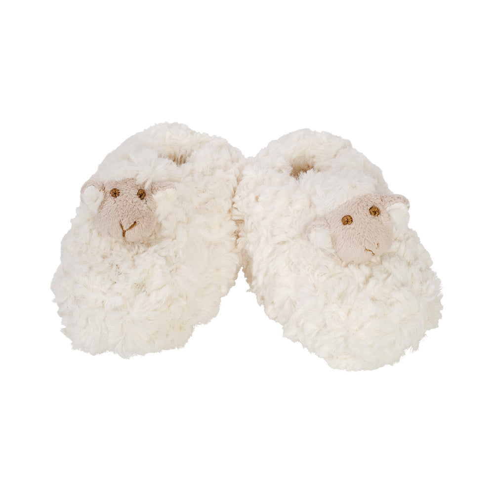 Snugs the Lamb - Booties - Ivory