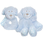 Puppy Comforter and Rattle Gift Set - Blue