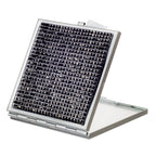 Square Compact Mirror - Black