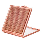 Square Compact Mirror - Rose