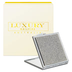 Square Compact Mirror - Silver