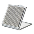 Square Compact Mirror - Silver
