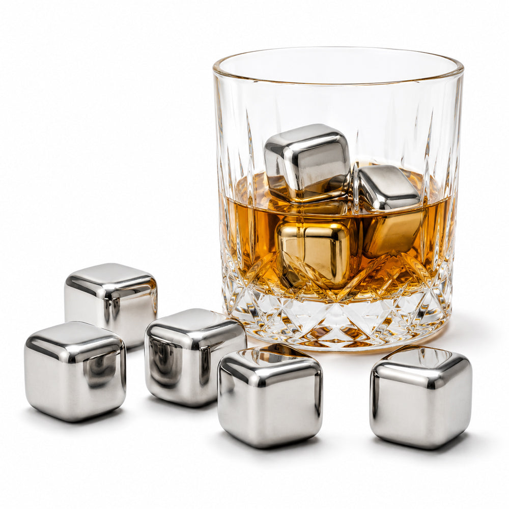 Stainless Steel Reuseable Ice Cube Set