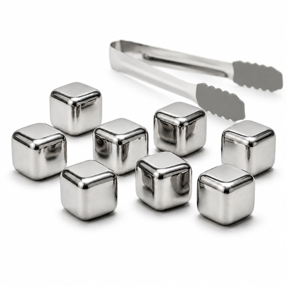 Stainless Steel Reuseable Ice Cube Set