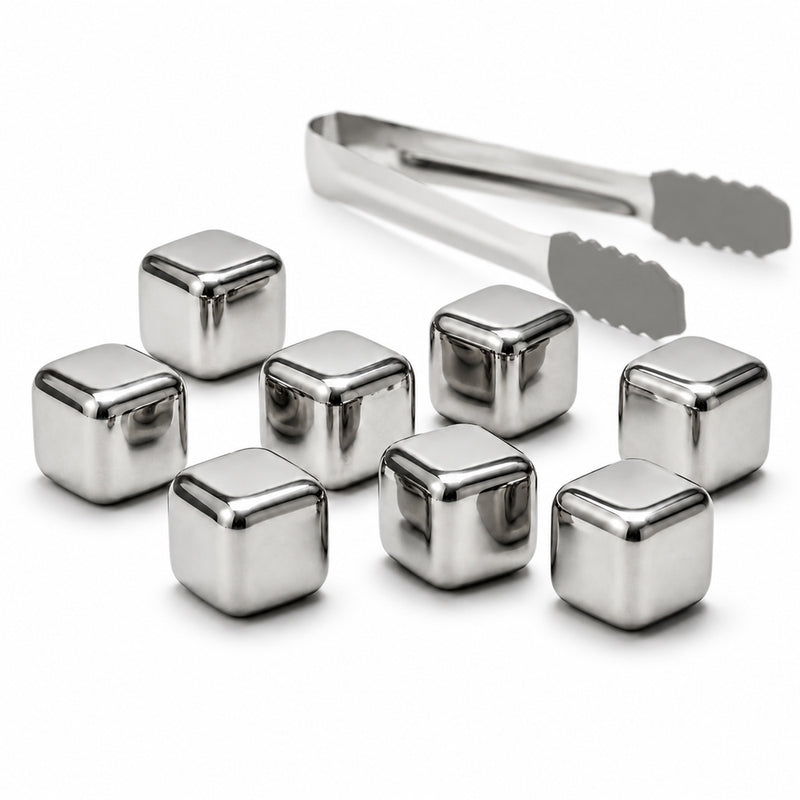 Stainless Steel Reuseable Ice Cube Set