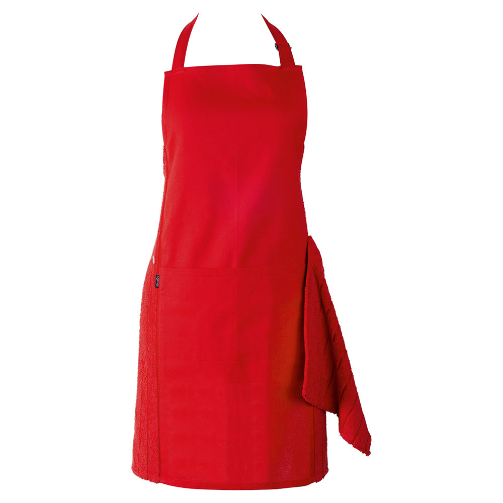 Terry Apron + Towel Set - Red