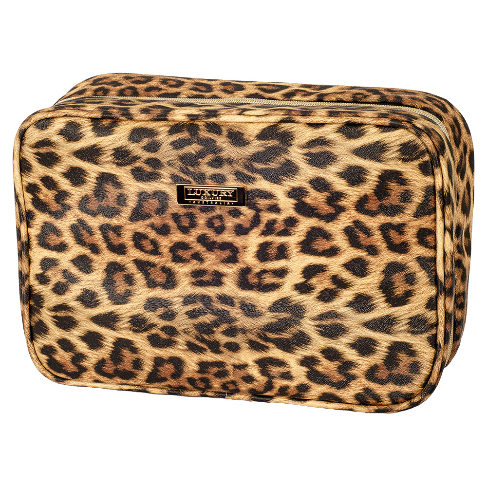 Travel Cosmetics Bag - Leopard