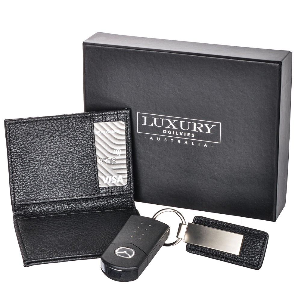Wallet and Key Ring Set