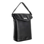 Wine Cooler Bag - Black Faux Leather