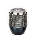 Wine Tumbler - Glitter Black