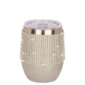 Wine Tumbler - Glitter Silver