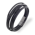Woven Leather Bracelet - Braid